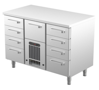 Kylmävetolaatikosto korkea Restmec VLE 1209