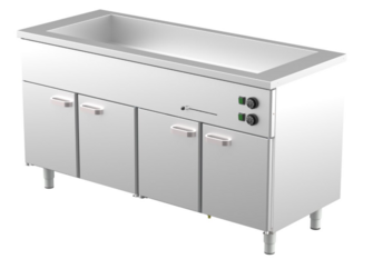 Lämpöhaude lämpökaapilla Restmec KLH-1640