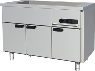 Lämpöhaude lämpökaapilla Porkka HL126BM111