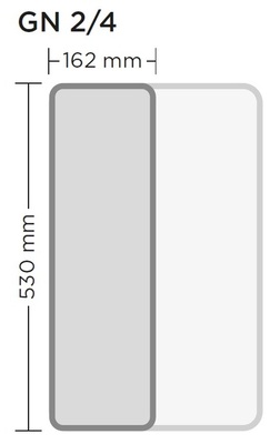 Gn-astia kirkas muovi P 2/4-100