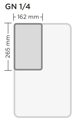 Gn-astian kansi kirkas muovi PC 1/4
