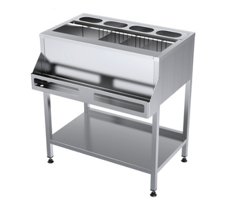 Jääallas-pullotelineyksikkö Restmec Lydia 800