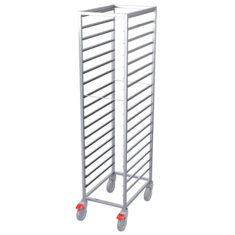 Johdevaunu Gn-astioille, 17 x GN 1/1