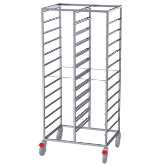 Johdevaunu Gn-astioille, 24 x GN 1/1