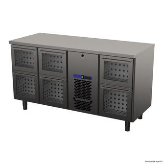 Juomavetolaatikosto lasiluukuilla Restmec VLOL 1606