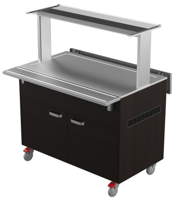 Kylmäbufevaunu huurretasolla Restmec KTV 3GN Sushi