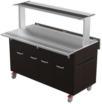 Kylmäbufevaunu huurretasolla Restmec KTV 4GN Sushi