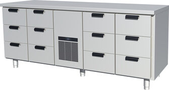 Kylmävetolaatikosto korkea Porkka CL-GNH-3-3-CX-3-3