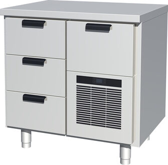 Kylmävetolaatikosto korkea Porkka CL-GNH-3-CDX