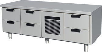 Kylmävetolaatikosto matala Porkka CL-GNL-2-2-CX-2