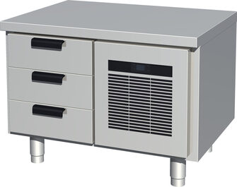 Kylmävetolaatikosto matala Porkka CL-GNL-3-CX
