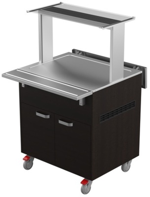 Lämminbufevaunu lämpötasolla Restmec LTV T 2GN