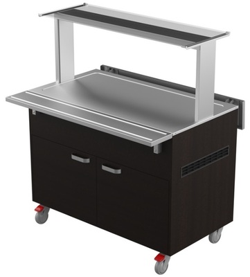 Lämminbufevaunu lämpötasolla Restmec LTV T 3GN