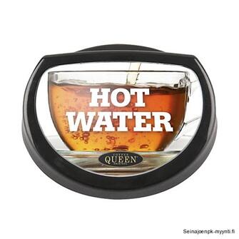 Pahviprintti "Hot Water" Tower 2,5 litran säiliön esillepanokanteen