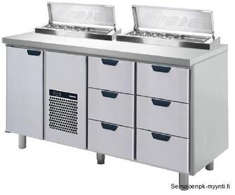 Pizzan leivontapöytä Porkka P/S-1-CHE-3-3/85