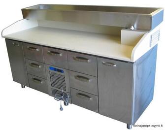 Pizzan leivontapöytä Restmec PVLE-2027