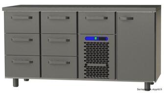 Pizzan leivontapöytä Restmec VLE 1617, jauhoreunoilla