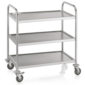 RST-tasovaunu Trolly 3, työntökahvoilla