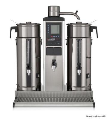 Säiliökahvinkeitin, kuumavesihanalla Bravilor Bonamat B5 HW, 2 x 5 litraa