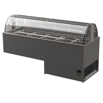 Salaattibaari Restmec MBKL 5 Drop In, tasoon upotettava malli