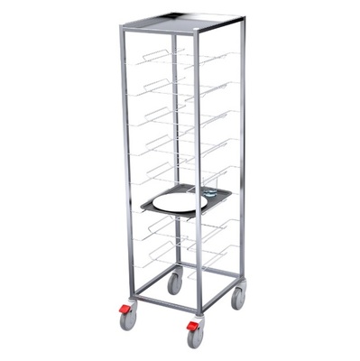 Tarjottimien palautusvaunu P9, ilman laminaattivuorausta