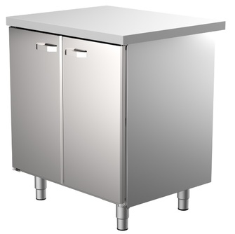 Työpöytä alakaapilla Restmec UB KSK 800, pariovilla