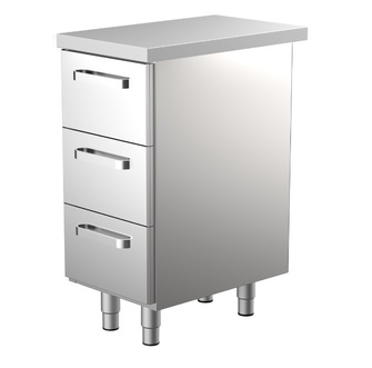 Työpöytä vetolaatikoilla Restmec UB KSK 403