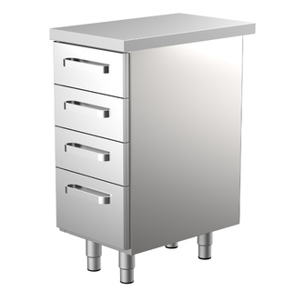 Työpöytä vetolaatikoilla Restmec UB KSK 404