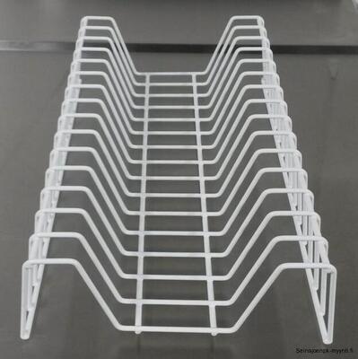 Vihannesleikkurin terien teline