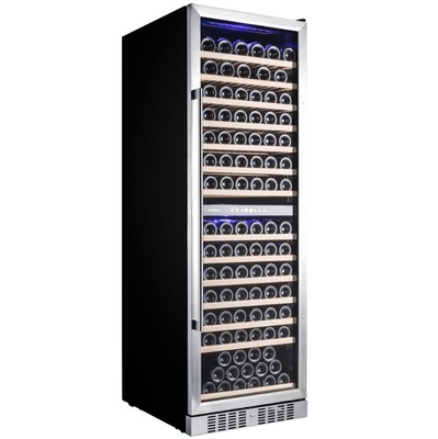 Viinikaappi Temptech Premium WP180DCS, kahdella lämpötilavyöhykkeellä