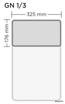 Gn-astia polypropyleeni muovi PR 1/3