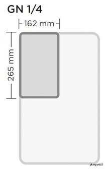 Gn-astia polypropyleeni muovi PR 1/4