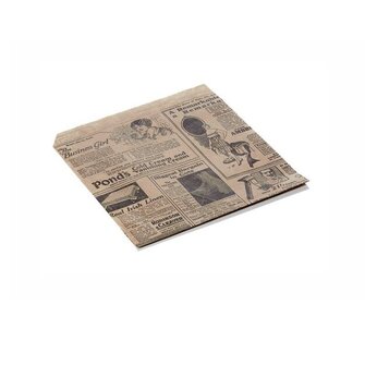 Take Away tasku sanomalehti 