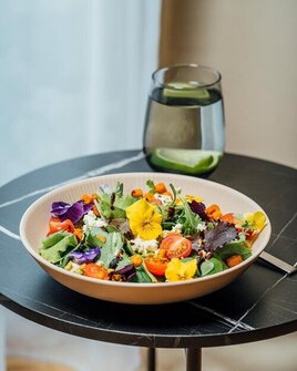 Tarjoilukulho Nero Sand pyöreä 