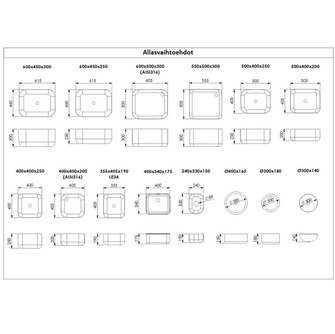 Allaspöytä Restmec TLV