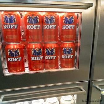 Juomavetolaatikosto lasiluukuilla Restmec VLOL 1204