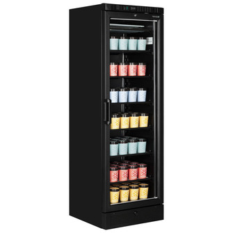 Lasiovipakastekaappi Tefcold UFS370G Black