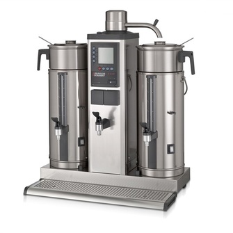 Säiliökahvinkeitin, kuumavesihanalla Bravilor Bonamat B5 HW, 2 x 5 litraa