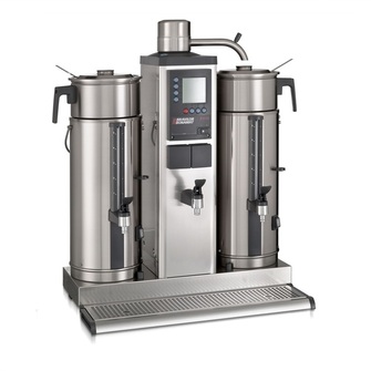 Säiliökahvinkeitin, kuumavesihanalla Bravilor Bonamat B5 HW, 2 x 5 litraa