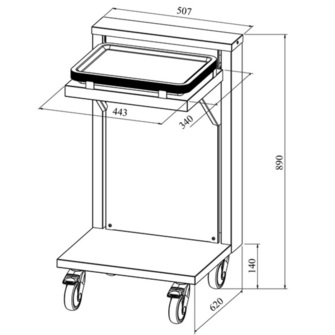 Tarjotinjakelinvaunu RST