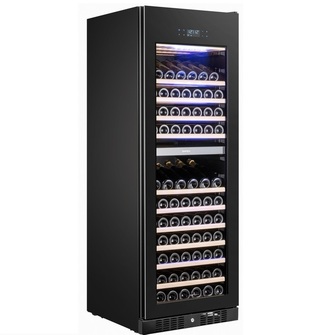 Viinikaappi Temptech Elegance E1000DRB, kahdella lämpötilavyöhykkeellä