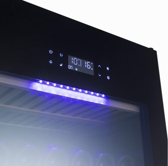 Viinikaappi Temptech Elegance E1000DRB, kahdella lämpötilavyöhykkeellä