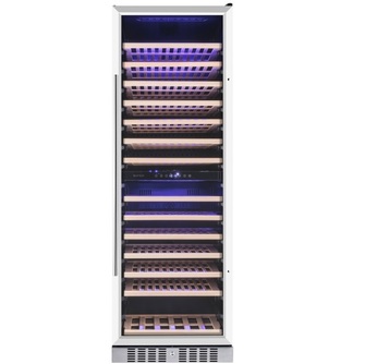 Viinikaappi Temptech Premium WP180DCS, kahdella lämpötilavyöhykkeellä