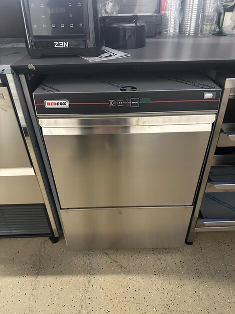 Astianpesukone Redfox QQ1-52, ilman poistopumppua (näyttelykappale) 