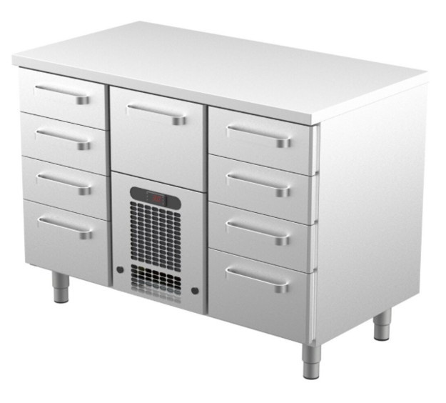 Kylmävetolaatikosto korkea Restmec VLE 1209