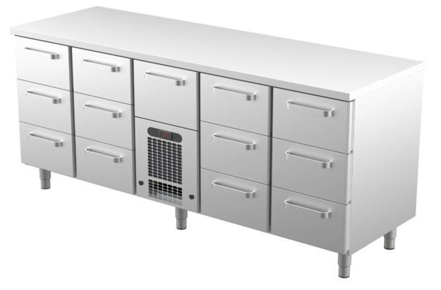 Kylmävetolaatikosto korkea Restmec VLE 20013