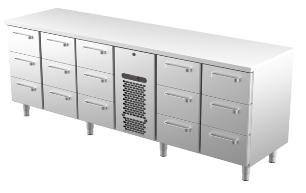 Kylmävetolaatikosto korkea Restmec VLE 24015