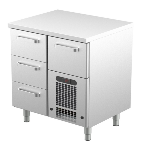 Kylmävetolaatikosto korkea Restmec VLE 804