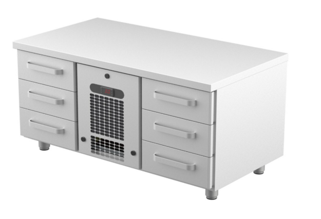 Kylmävetolaatikosto matala Restmec VLG 1206