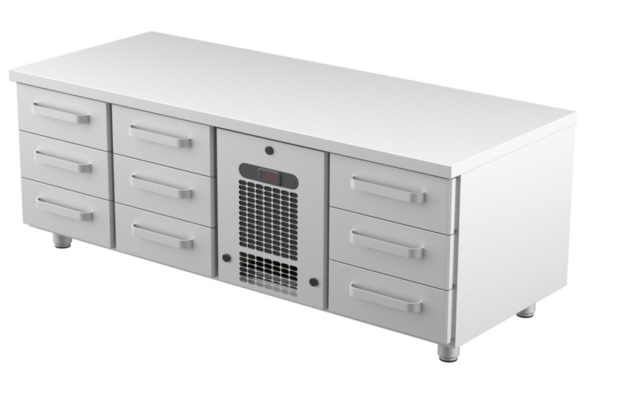 Kylmävetolaatikosto matala Restmec VLG-1609